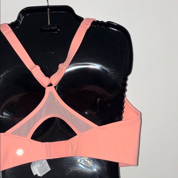 Athleta Advance 38D Zip-Front keyhole back adjustable high impact sweat wicking - Picture 5 of 7